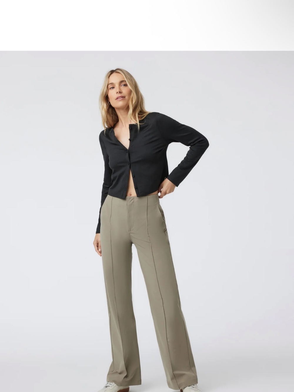 Vuori Meta High-Rise Wide-Leg Trousers